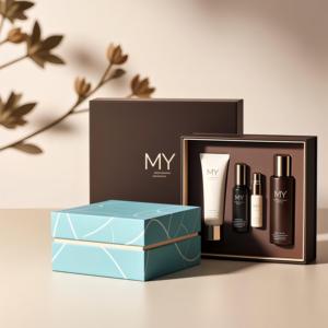 Scatola Regalo Premium Personalizzata con Chiusura Magnetica, Ecologica, in Cartone Riciclato con Rivestimento UV, per Set di Profumi, Prodotti per la Cura della Pelle e Cosmetici - Product Image 2