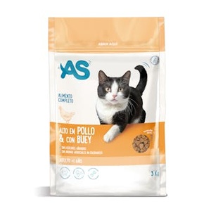 อาหารแมวโต สูตรไก่และเนื้อวัว AS 3 กก. - Product Image 1