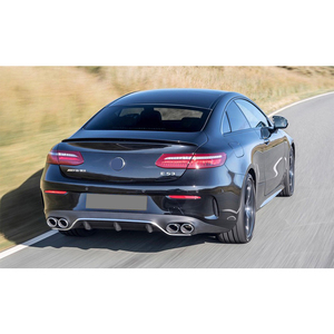 Difusor de parachoques trasero para coche, terminales de escape para <span class=keywords><strong>mercedes</strong></span>-<span class=keywords><strong>benz</strong></span> E <span class=keywords><strong>Coupe</strong></span> E200 E300, actualización a E53 - Product Image 3