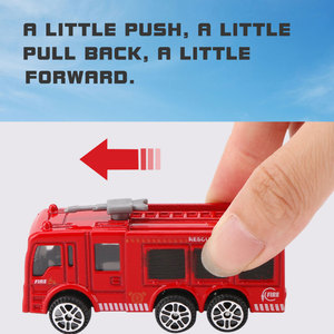 Nouvelle arrivée 1/64 Modèle de voiture en alliage de <span class=keywords><strong>dessin</strong></span> <span class=keywords><strong>animé</strong></span>-Mini simulation de voiture jouet coulissante en métal, cadeau d'anniversaire parfait pour les garçons - Product Image 6