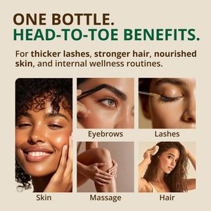 Aceite <span class=keywords><strong>de</strong></span> <span class=keywords><strong>Ricino</strong></span> Negro Jamaicano Puro Natural Orgánico OEM/ODM para Crecimiento del Cabello, Aceite Portador Prensado en Frío, Cuidado Nutritivo e Hidratante Capilar - Product Image 4