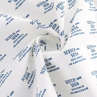 Tissu en toile 98% coton 2% élasthanne, motif imprimé, poids moyen (115 GSM), tissu pour vêtements de travail