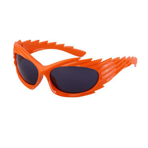 Gafas de Sol Unisex Estilo Y2K, Montura Negra de PC, Protección UV400, Accesorio de Moda para Fiestas, Ciclismo y Deportes - Product Image 2