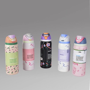 Termo de Acero Inoxidable <span class=keywords><strong>Wala</strong></span> con Aislamiento al Vacío, Pajita Desmontable, Doble Boquilla, Aislamiento Térmico de 6-12 Horas, Gran Capacidad, Deportivo - Product Image 3
