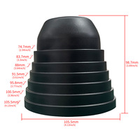 Phares LED universels pour voitures, protection anti-poussière 12V OLIVER, diamètre intérieur étendu 68 75 80, réglables