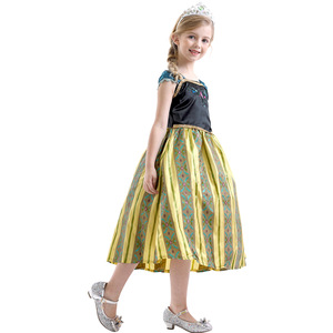 Robe de costume d'Halloween, robe Anna, robe de <span class=keywords><strong>la</strong></span> <span class=keywords><strong>Reine</strong></span> <span class=keywords><strong>des</strong></span> <span class=keywords><strong>Neiges</strong></span> 2, robe de princesse, cosplay, fête d'anniversaire, fête costumée - Product Image 2