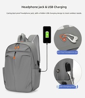 Mochila Escolar de Diseño Casual Unisex con Logotipo Personalizado de Fábrica, Estilo Clásico Moderno, Forro de Poliéster Oxford, Cierre Impermeable