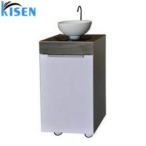 Tiada paip hitam putih kisen salun mangkuk syampu mudah alih elektrik sinki besen basuh tangan dengan Haba Dan roda tangki Air - Product Image 1