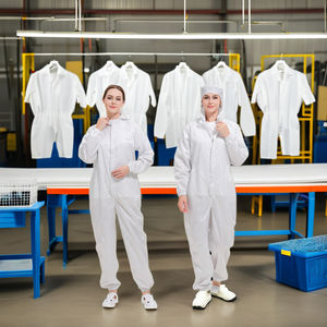 Großhandel Anti-Static Jumps uit ESD Sicherheits kleidung Overalls für Lebensmittel Medizinische Elektronik Industrie Reinraum kleidung - Product Image 3