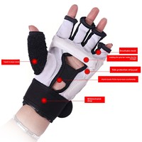 Protège-pieds et protège-mains de Taekwondo respirants, personnalisables, faciles à porter et confortables pour enfants – Ensemble complet de gants de boxe et protections dorsales