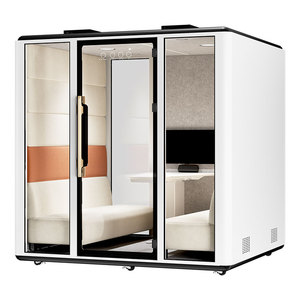 Cuộc họp nhỏ âm thanh im lặng gian hàng trong nhà mô-đun nhà riêng tư văn phòng cabin di động ngoài trời lớn cách âm văn phòng Pod - Product Image 6