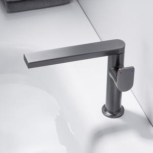 360 degrés rotatif en laiton matériel salle de bain bassin robinet eau chaude froide mitigeur poignée monotrou blanc laiteux évier bassin robinet - Product Image 6