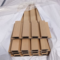 Panel Dinding WPC Tahan Cuaca, Panel Plastik Kayu Dekoratif untuk Dinding Halaman Belakang dan Permukaan Pagar Taman