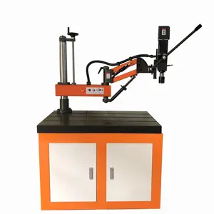 Automatic Touch Screen Vertical Pneumatic Stainless Steel Drilling and Tapping Machine Servo Self Tapping Threading Arms