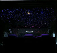 16W RGBW 12V Kit de contrôle d'écran de voiture d'origine Dynamic Color Starlight Headliner Dynamic Color Starry Sky Garantie de 3 ans pour