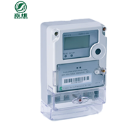Compteur d'énergie intelligent sans fil prépayé Jiangsu, WIFI/4G, monophasé, avec écran LCD, montage mural