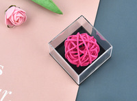 Boîtes de présentation en acrylique pour minéraux, boîtes à spécimens en cube pour objets de collection