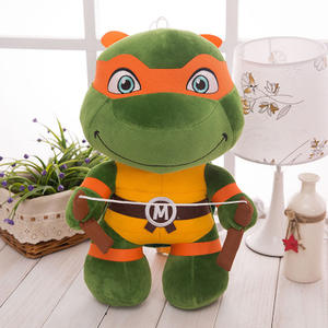 Peluche de 25 cm con Diseño de <span class=keywords><strong>Tortugas</strong></span> <span class=keywords><strong>Ninja</strong></span> de Anime Japonés, Juguetes de Peluche con Logotipo Personalizado, Regalos para Fiestas Infantiles, Decoración, Muñeco de Peluche Suave - Product Image 5