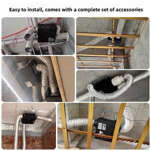 מאוורר תעשייתי לתקרה עם פונקציית ייבוש, מבנה מתכת, זרימת אוויר צנטריפוגלית, מאוורר חסין פיצוץ - Product Image 4