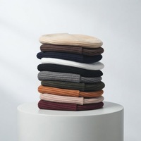 Bonnet tricoté unisexe en fibre de viscose, couleur unie, style Normcore/Minimaliste, chaud, pour couples, collection automne/hiver, transfrontalier