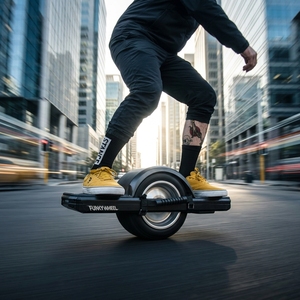 FunkyWheel Electric Monowheel Brushless Motor Lightweight App Control Unisex E-Wheel Scooter Waterproof Lithium Battery - Product Image 1