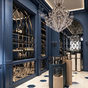 Perfume Furniture Showcase <b>glass</b> Display Cabinet Skincare Perfume Shop Cosmetic Commercial Store Decoration Interior Design - Product Image 4