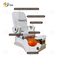 Fauteuil de pédicure de luxe sans plomberie, fauteuil de spa pour les pieds sans tuyauterie, fauteuil de pédicure pour salon de manucure