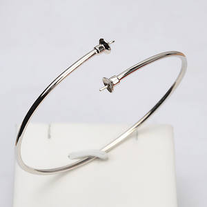 Pulsera Elástica de Plata S925 Estilo Europeo Americano para Mujer, con Dijes Finos DIY, Multi-perlas, Anillo Hueco de Doble Perla, Joyería de Moda - Product Image 1