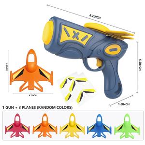 DWI Dowellin EVA pistola pistola giocattolo pistola 2 pz aereo in schiuma all'aperto aliante in schiuma volante aereo pistola giocattoli per bambini - Product Image 4