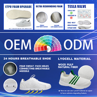 Chaussures minimalistes pour femmes et hommes, pointure EU 36-46, fabrication OEM ODM directe d'usine, zéro dénivelé, bout large, chaussures pieds nus, maille, hiver, printemps, automne
