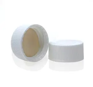 Tapas con cubierta de polvo para viales de tornillo EPA VOA TOC ámbar transparente 24-400 - Product Image 1