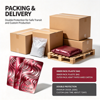 Revêtement en poudre époxy polyester rouge rubis à motif aquatique, compatible OEM/ODM personnalisé pour l'application intérieure sur métal (revêtements et peintures)