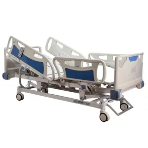 เตียงโรงพยาบาลไฟฟ้า3ฟังก์ชั่นถอดออกได้ SLD-A31-112-11B เตียงโรงพยาบาลไฟฟ้าพร้อมกันชนล้อ
