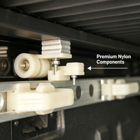 Couverture de benne de camion manuelle avec serrure de sécurité intégrée, étanche, anti-poussière, joint en EDPM et composants en nylon durables