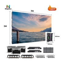 Pantalla LED para Exteriores P2.97 de 3x2m, Video Wall Publicitario, 5500nits de Brillo, HDR10+, IP65 Impermeable, Frecuencia de Actualización de 7680Hz