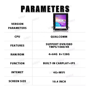Radio para Auto de 10.4 Pulgadas para Cadillac Escalade 2007-2012, Android 11, Pantalla Táctil, Reproductor de DVD, Carplay, Navegación GPS, 128GB - Product Image 6