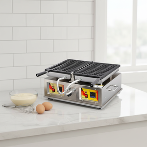 Machine à gaufres aux œufs commerciale, machine à gaufres à bulles électrique pour dessert, restaurant et café - Product Image 1
