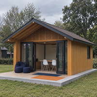 Maison conteneur moderne avec panneaux sandwich et conception en kit pour usage extérieur (magasin ou location Airbnb) - Garantie 1 an