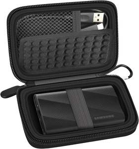 Estuche Rígido de Viaje Personalizado para <span class=keywords><strong>Samsung</strong></span> <span class=keywords><strong>T7</strong></span> Shield/ T9 / <span class=keywords><strong>T7</strong></span> <span class=keywords><strong>Touch</strong></span>, Disco Duro Portátil SSD USB 3.2 de 1 TB, 2 TB, 500 GB, Bolsa Protectora - Product Image 1
