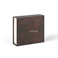 Emballage en carton pour chocolat avec feuille d'or biodégradable, taille personnalisée, boîtes magnétiques de luxe avec insert design