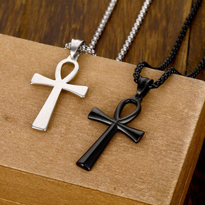 Женское колье с крестом из нержавеющей стали - Product Image 6