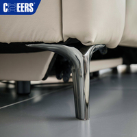 MANWAH CHEERS Luxus moderne Schnitts ofa Wohnzimmer Sofas Komfortable 3-Sitzer Leder Liege Sofa Set Möbel
