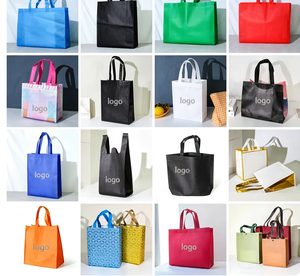 Bolsas de Compras Medianas con Asas para Supermercado, Promocionales, Ecológicas, Suaves, de Tela No Tejida, con Logotipo Personalizado <span class=keywords><strong>Jeyco</strong></span>, en Oferta - Product Image 2