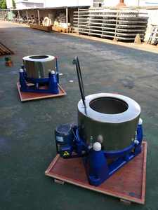 آلة تجفيف سلطة الفاكهة الصناعية الكهربائية بالطرد المركزي ، آلة معالجة نزح المياه للأغذية والخضروات - Product Image 5