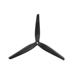 Hot HQ 9X4X3 9 pouces hélice à 3 pales cadre en Nylon renforcé de fibre de verre noir pièces de bricolage pour drones FPV à longue portée (1CW + 1CCW) - Product Image 3