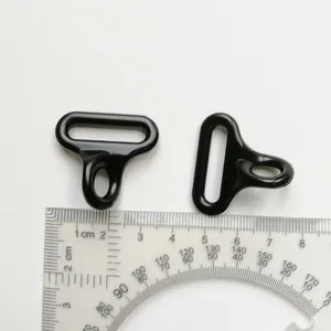 Wholesale Custom Triangle D Ring Flat Triangle Split Key Ring Triangle Buckle Travel Metal Accessories