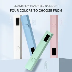Mini usb rosa lampada nail 3w uv led asciugatura rapida ricaricabile Mini UV Led Touch Nail lampada
