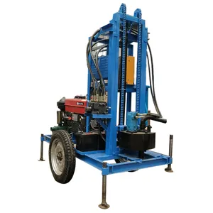 150 Meters Depth Diesel Engine Water Well Drilling Rig Machine Customized Pumps Machine Water Wells Rock Drill Rig 50-300mm