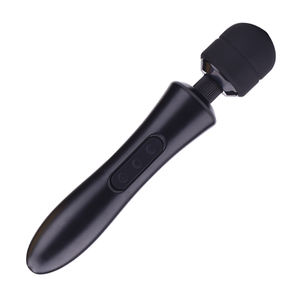 Énorme <span class=keywords><strong>grand</strong></span> vibrateur AV pour femmes tête ronde et plate chargeant des jouets sexuels avec bâton de Massage par vibration pour la Masturbation féminine - Product Image 2