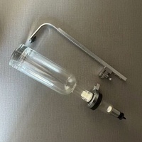 Distributeur de Parfum Mural de 500 ml, Flacon en Verre Unique pour Bar, avec Échelle